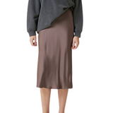 Bar Skirt Deep Brown