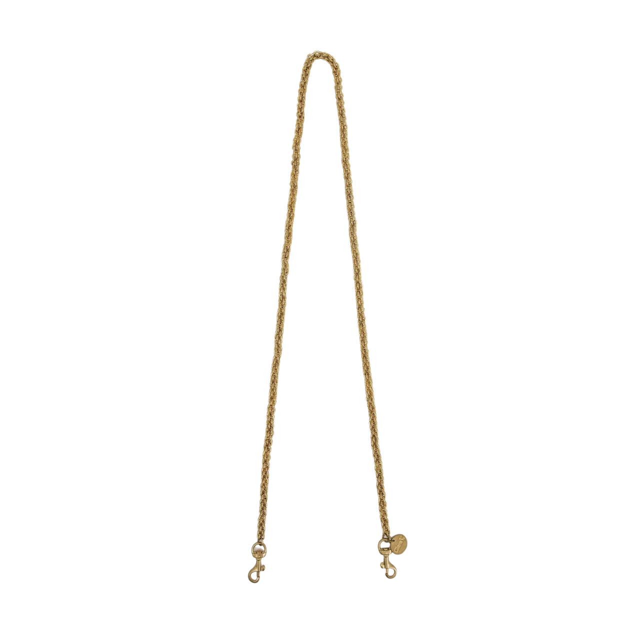 Crossbody Strap Thick Chain Brass