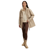 Alyssa Rain Coat Silver Lining