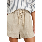 Foster Short Heathered Flax