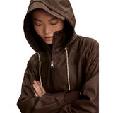 Kirsten Rain Coat Truffle