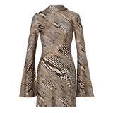 Cezanne Low Back Satin Mini Dress