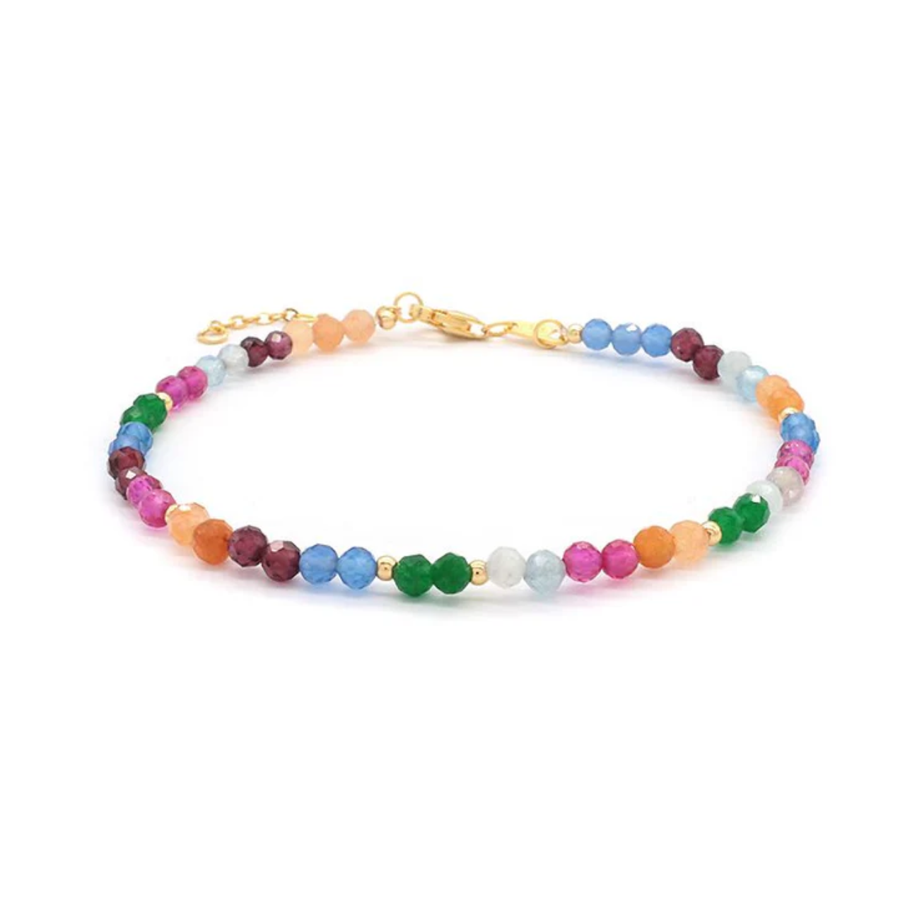Rainbow Beaded Bracelet