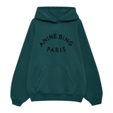 Harvey Hoodie Paris Dark Teal
