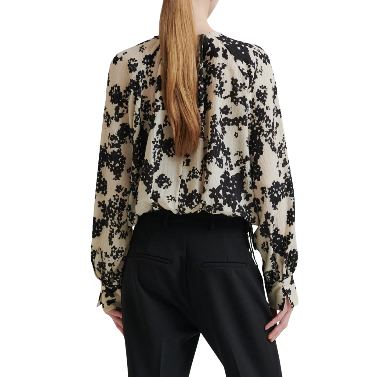 Fleuri Blouse Black