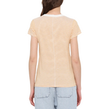 The Slub Stripe Tee Yellow Multi