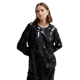 Glimmer Simple Dress Black