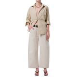 Ayla Cargo Crop Pale Stone