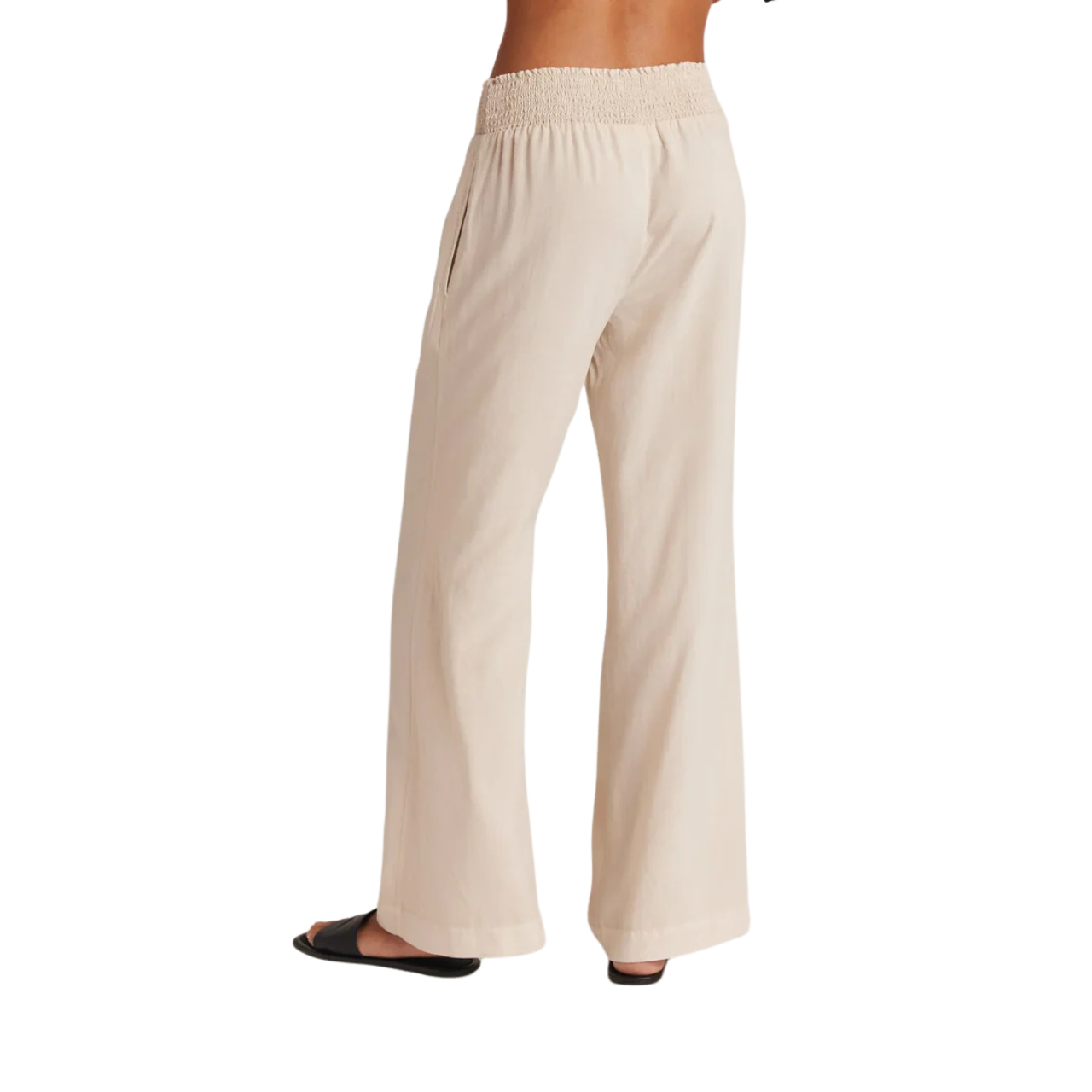 Smocked Waist Wide Leg Cliffside