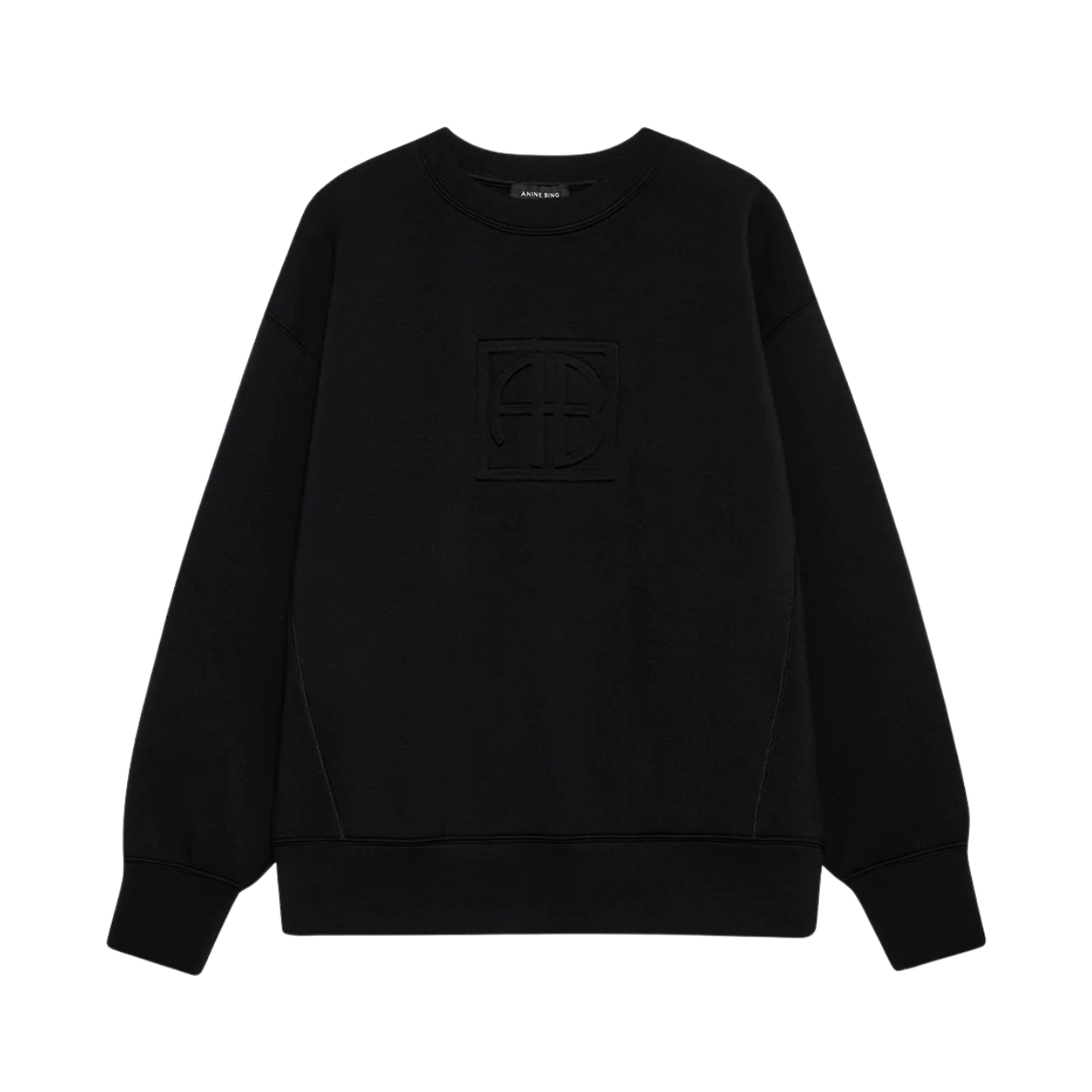 Alto Framed Monogram Sweatshirt Black