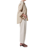 Ayla Cargo Crop Pale Stone