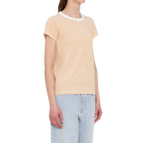 The Slub Stripe Tee Yellow Multi