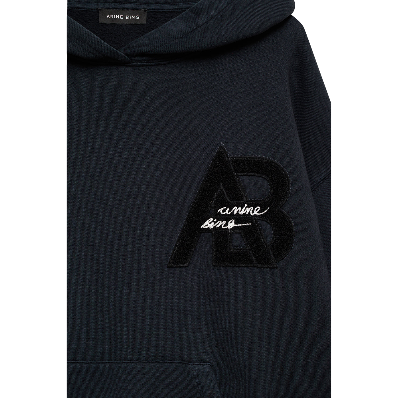 Jaci Hoodie Letterman Black