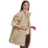 Alyssa Rain Coat Silver Lining