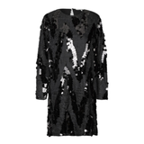 Glimmer Simple Dress Black