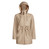 Alyssa Rain Coat Silver Lining