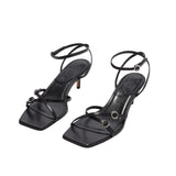 Libby Leather Sandals Black