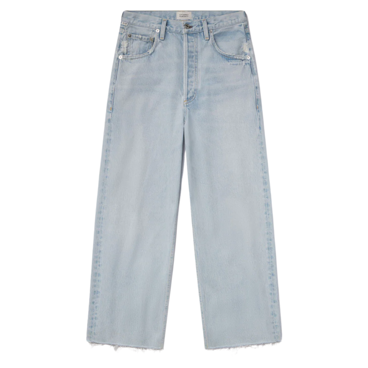 Ayla Raw Hem Crop Sailor