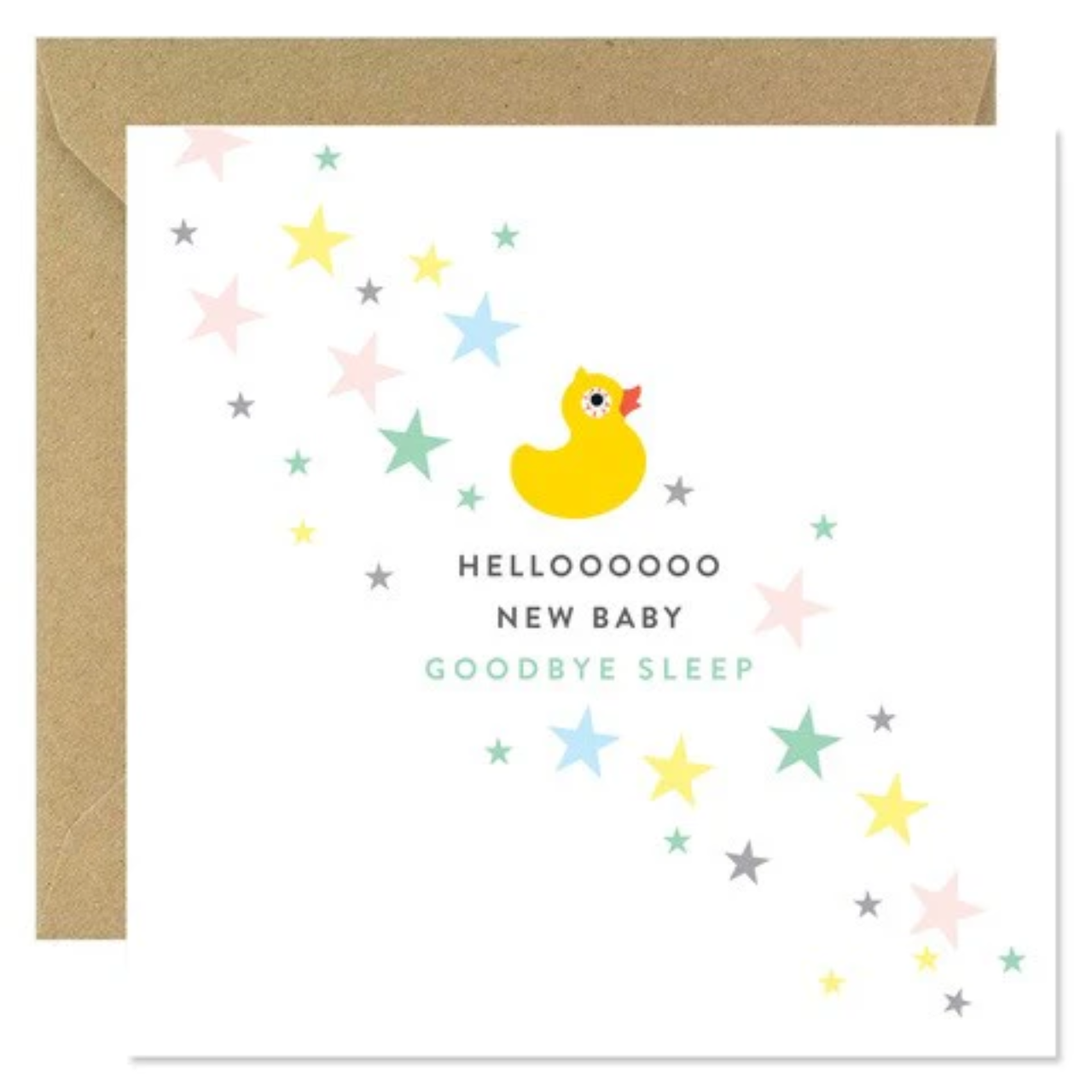 BBunny New Baby Goodbye Sleep Card