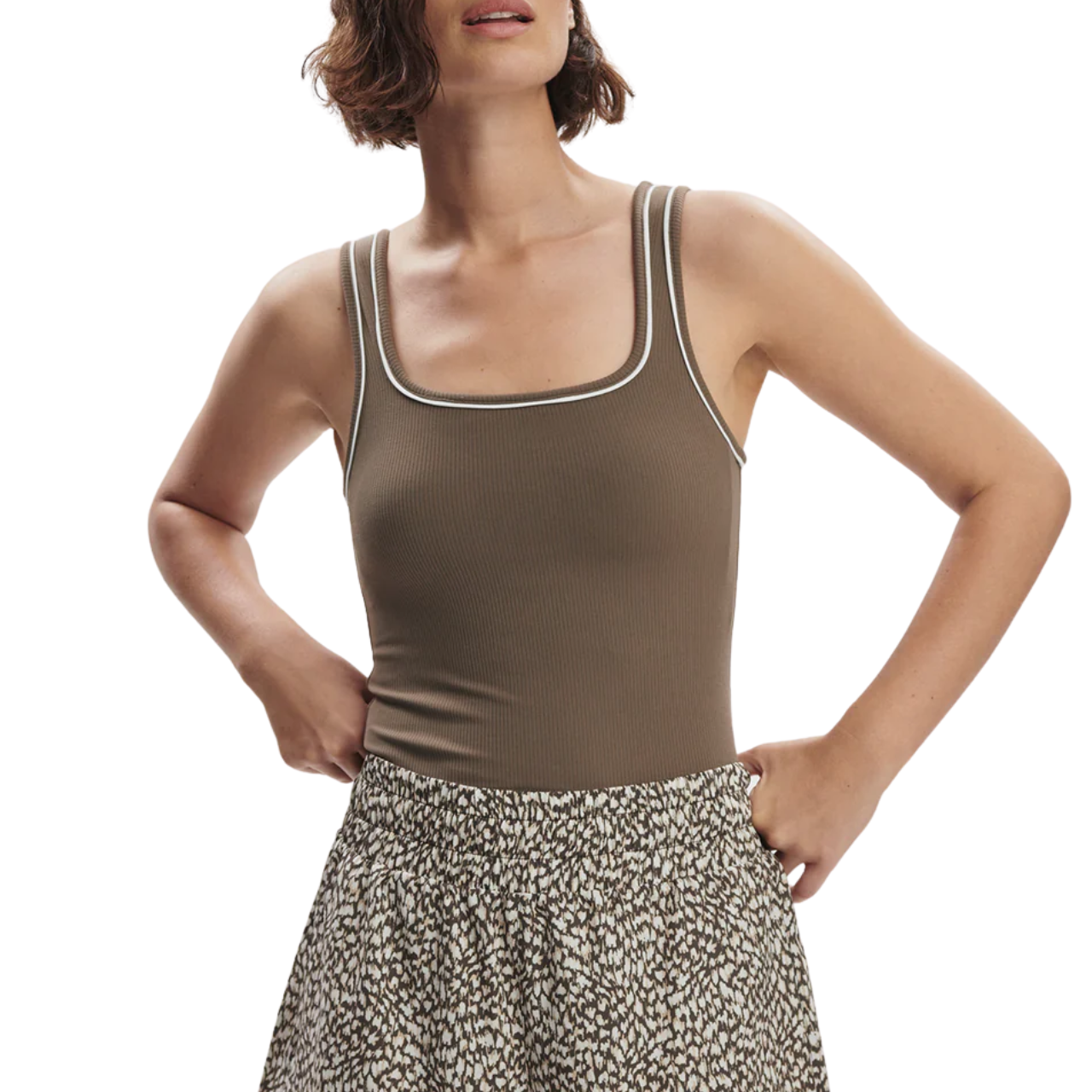 Barney Piped Tank Chocolate Chip