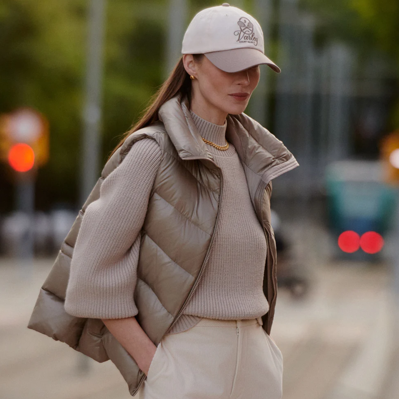 Bextotr Down Gilet Taupe