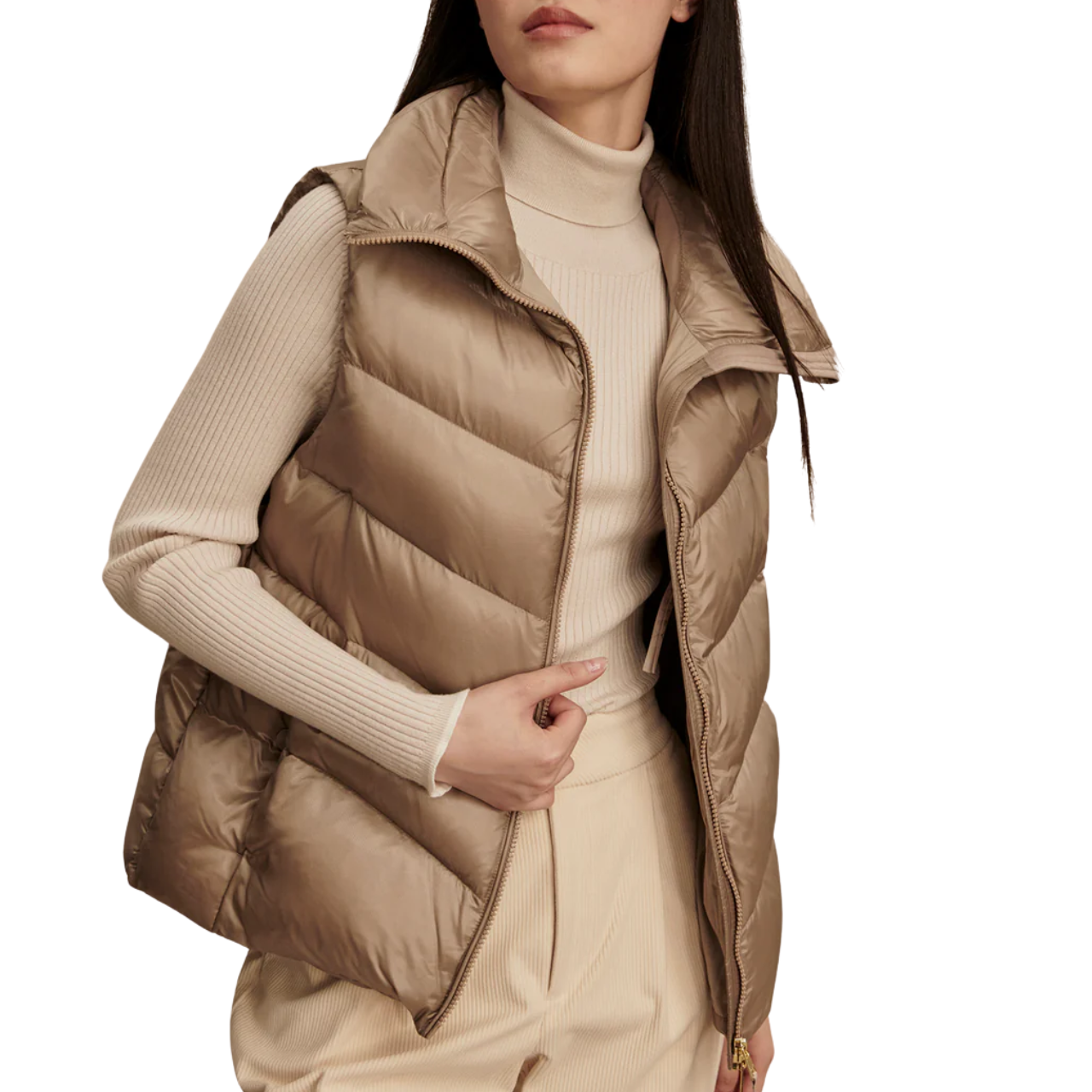 Bextotr Down Gilet Taupe