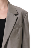 Callie Cropped Blazer Khaki
