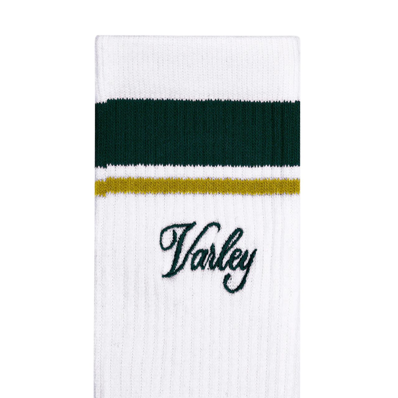 Lamar Club Stripe Sock White/Forest