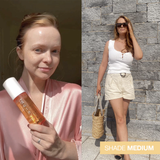 Clear Tan Medium