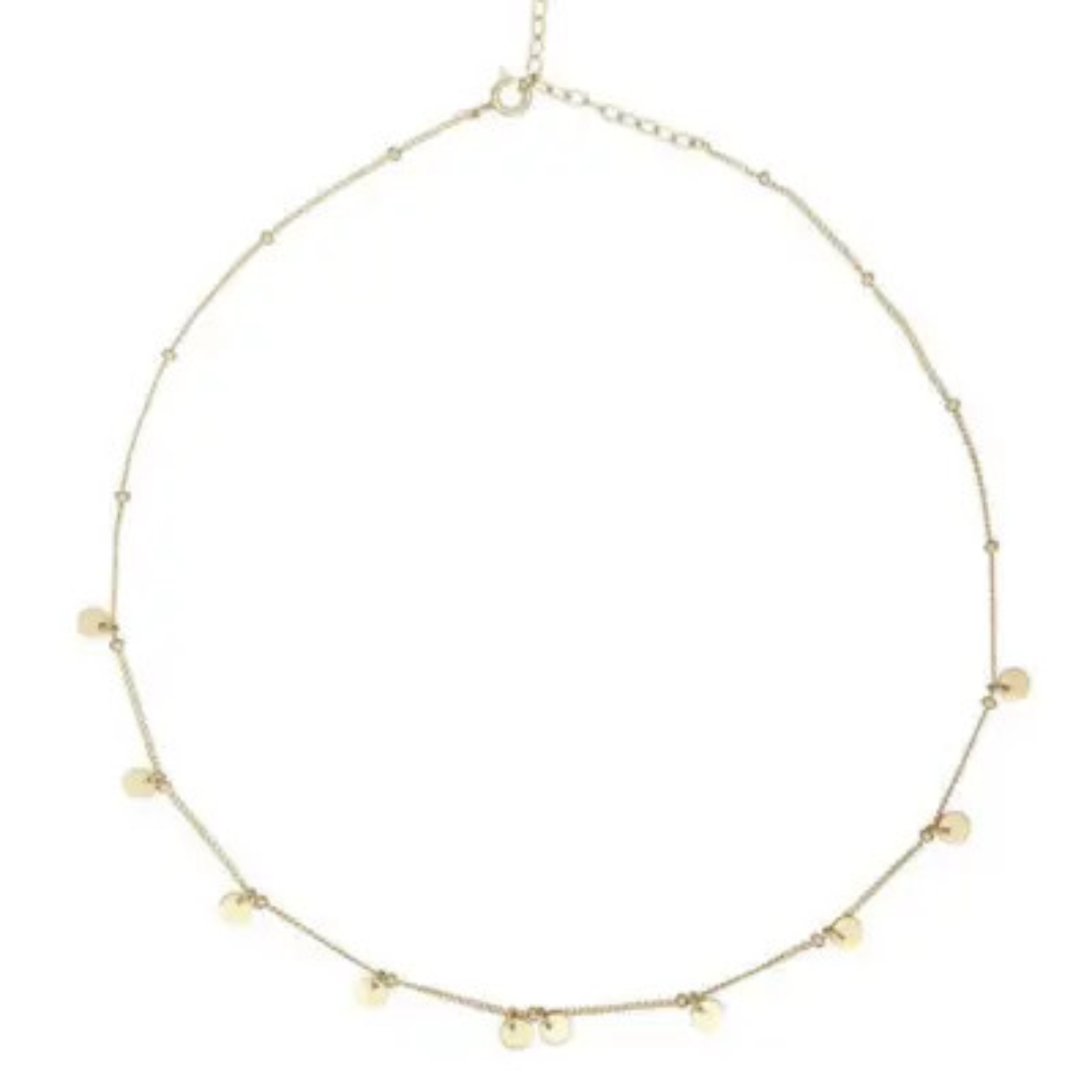 Disc Choker Gold