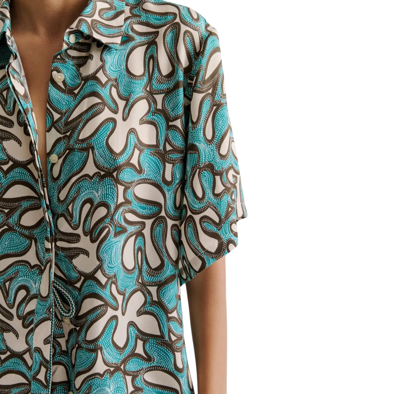 Gia Shirt Ocean Corals