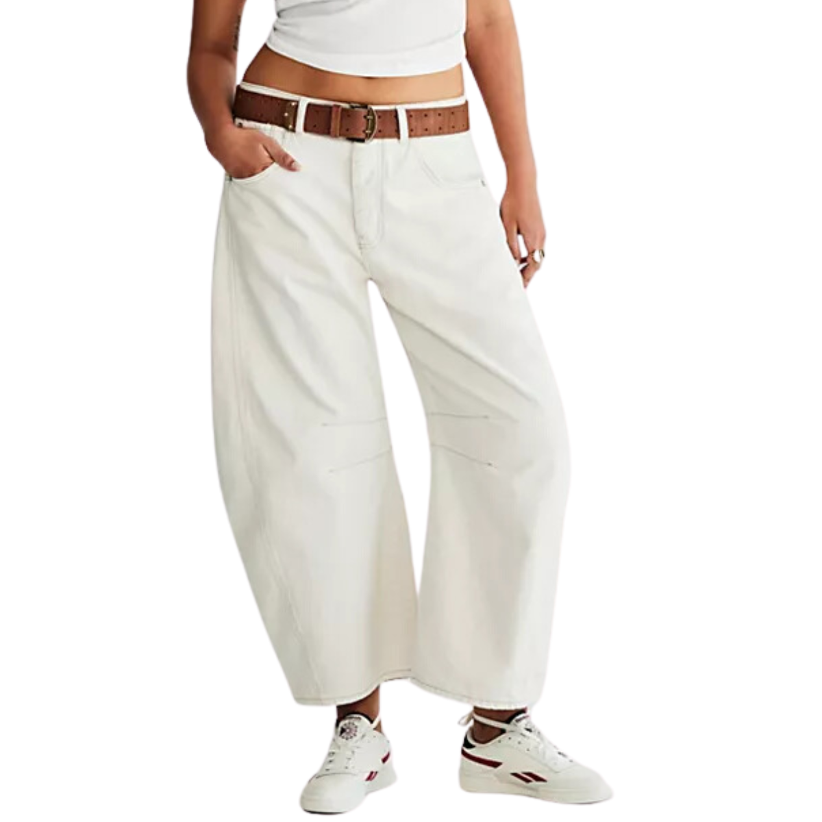 Good Luck Mid-rise Barrel Milk