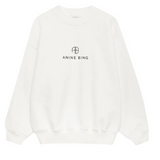 Jaci Monogram Sweatshirt Ivory