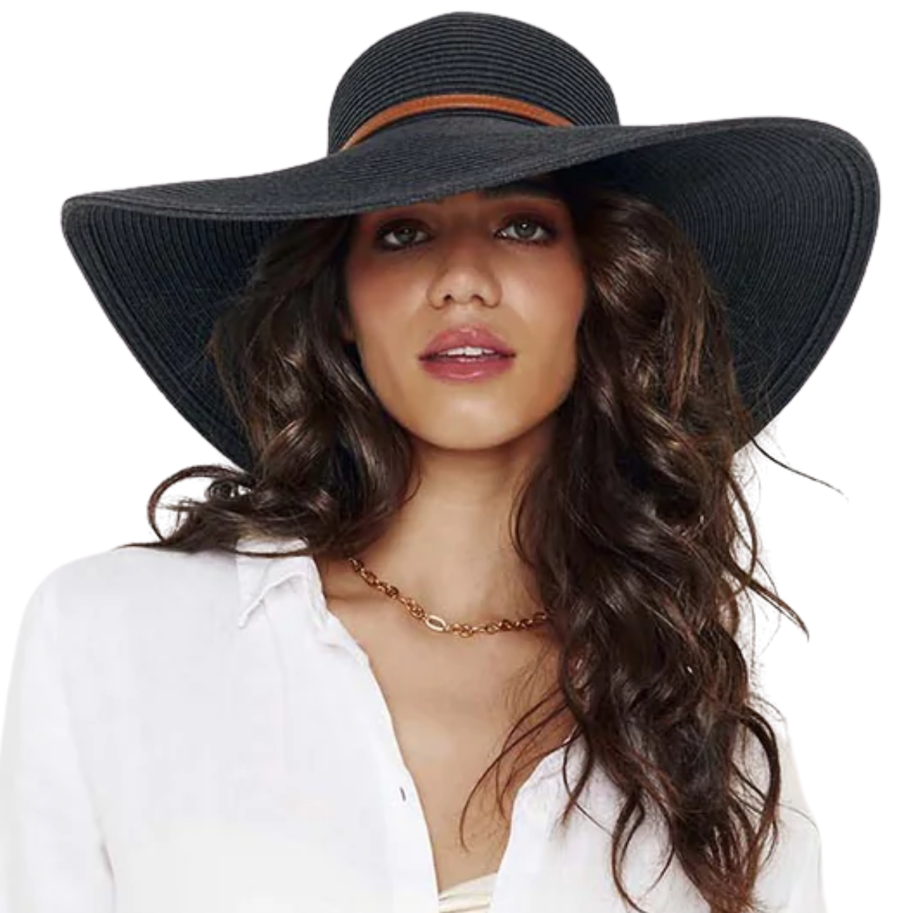 Jemima Hat Black Tan