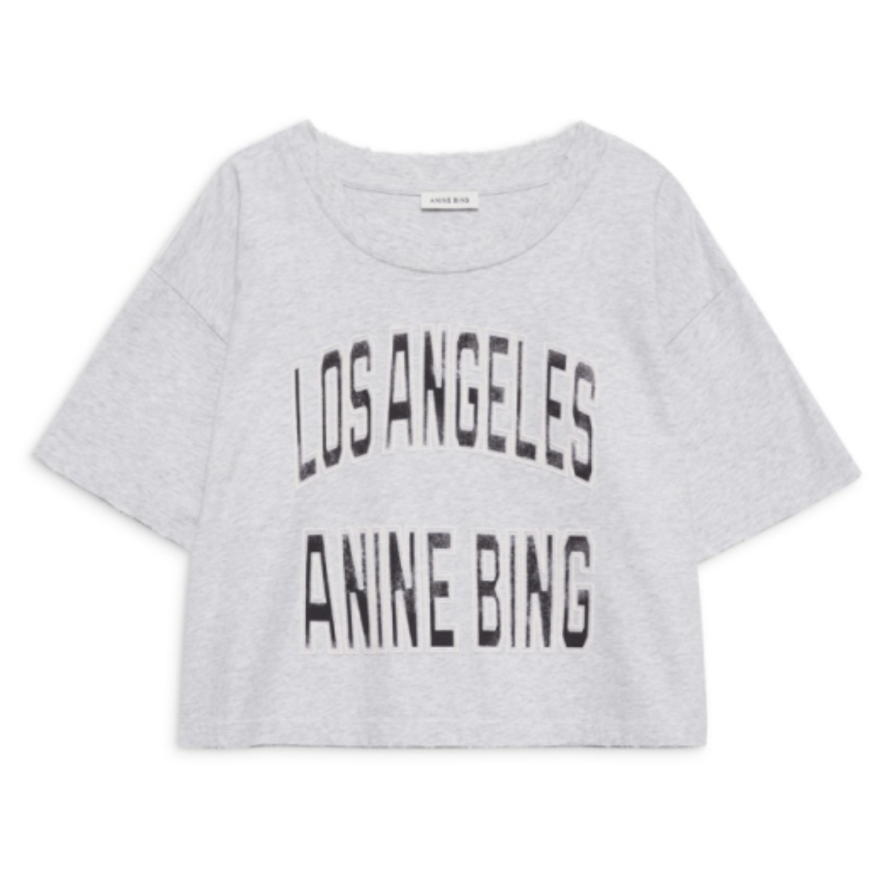 Johnny Cropped Tee Grey