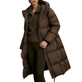 Katya Down Puffer Olive Metallic
