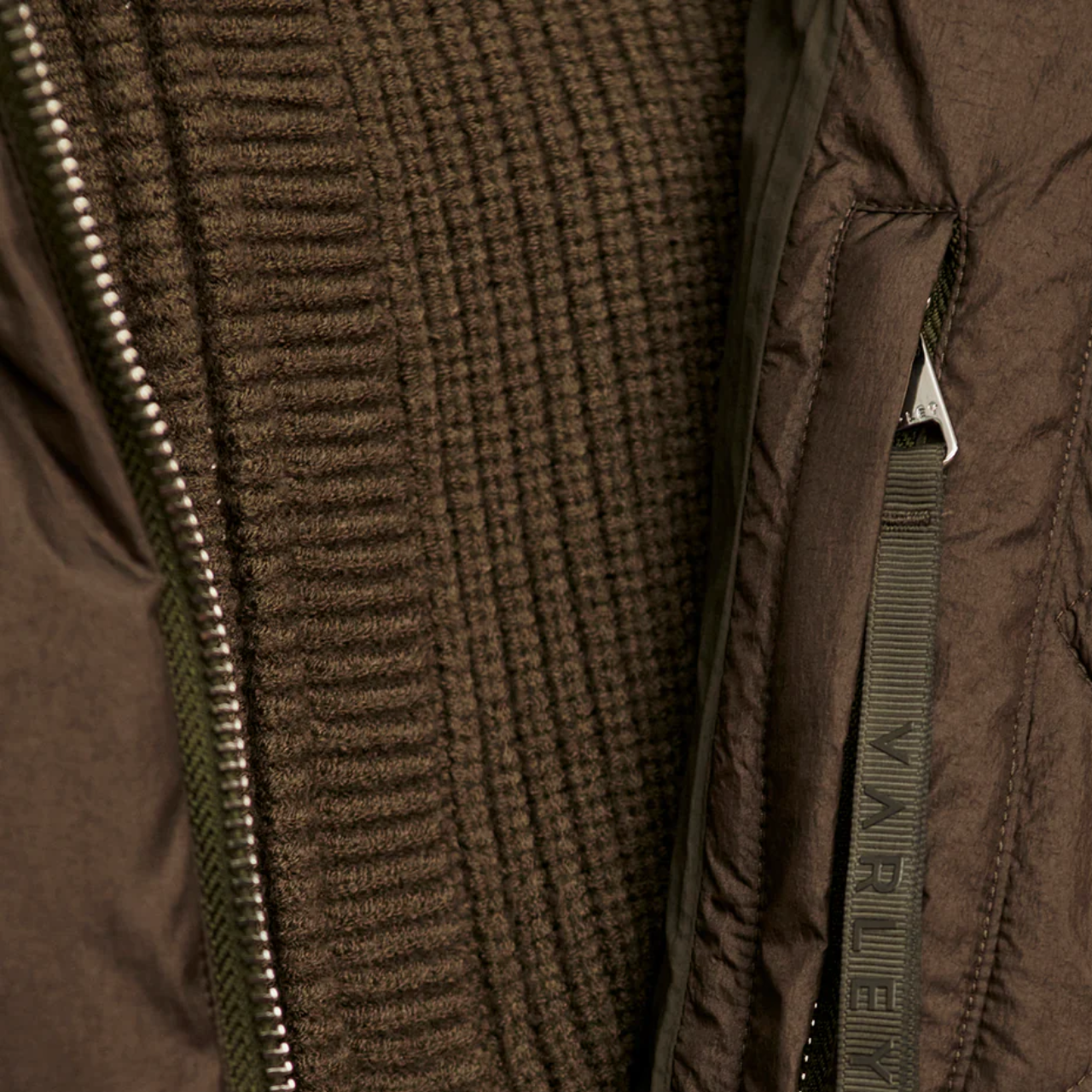 Katya Down Puffer Olive Metallic