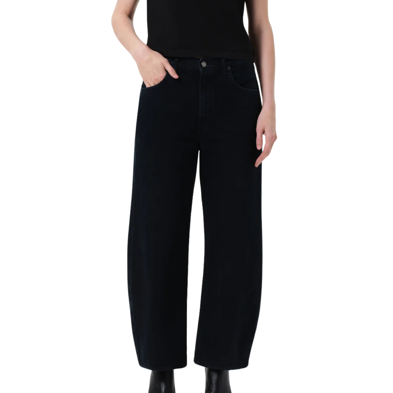 Low Curve Jean Crop Crushed