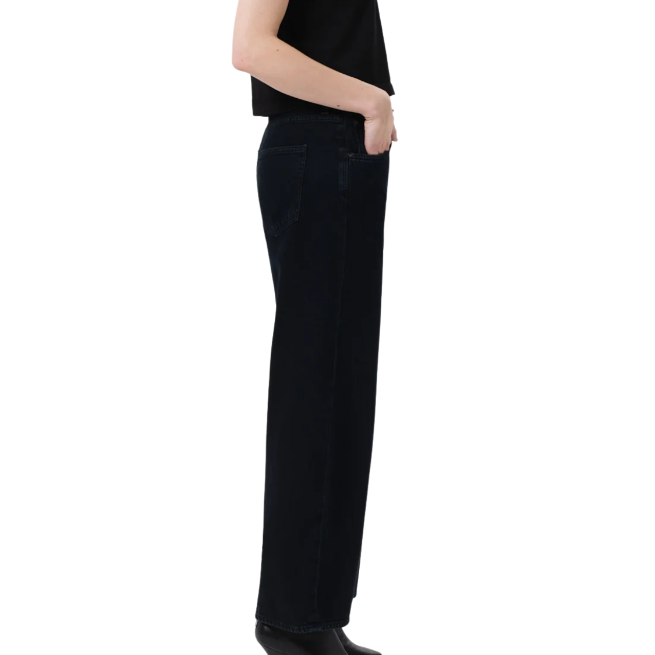 Low Curve Jean Crop Crushed