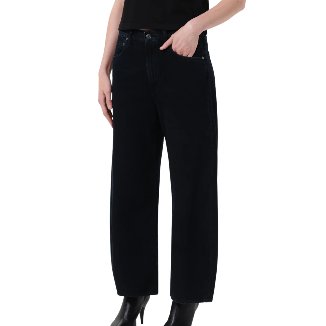Low Curve Jean Crop Crushed