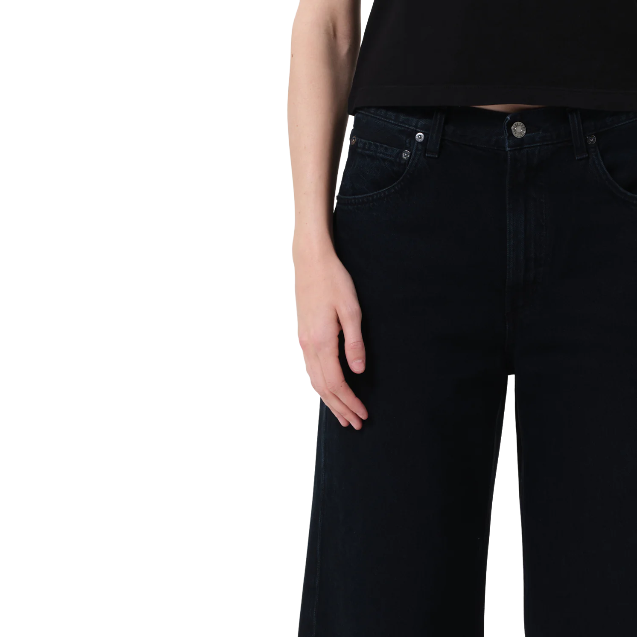 Low Curve Jean Crop Crushed