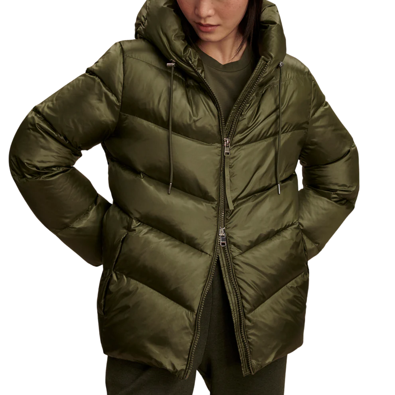 Madelina Down Jacket Racing Olive