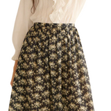 Marcie Skirt Noir Floral