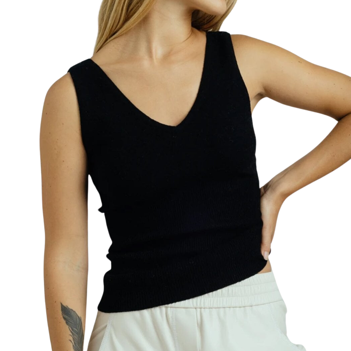 Marseille Long Top Black