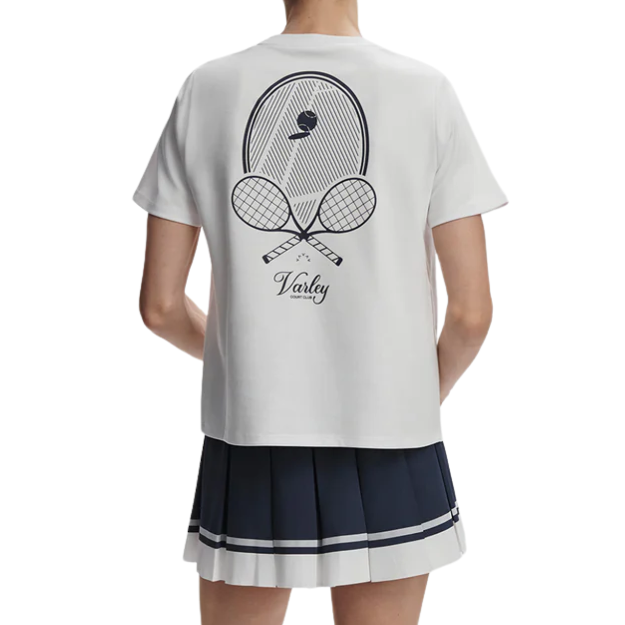 Mattie Branded Tee White