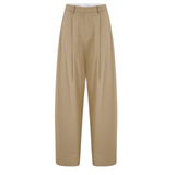 Mid Waist Front Pleat Trouser