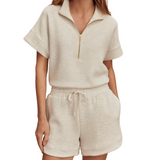 Ollie High Rise Short Ivory Marl