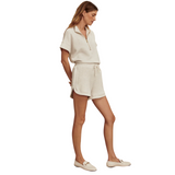 Ollie High Rise Short Ivory Marl
