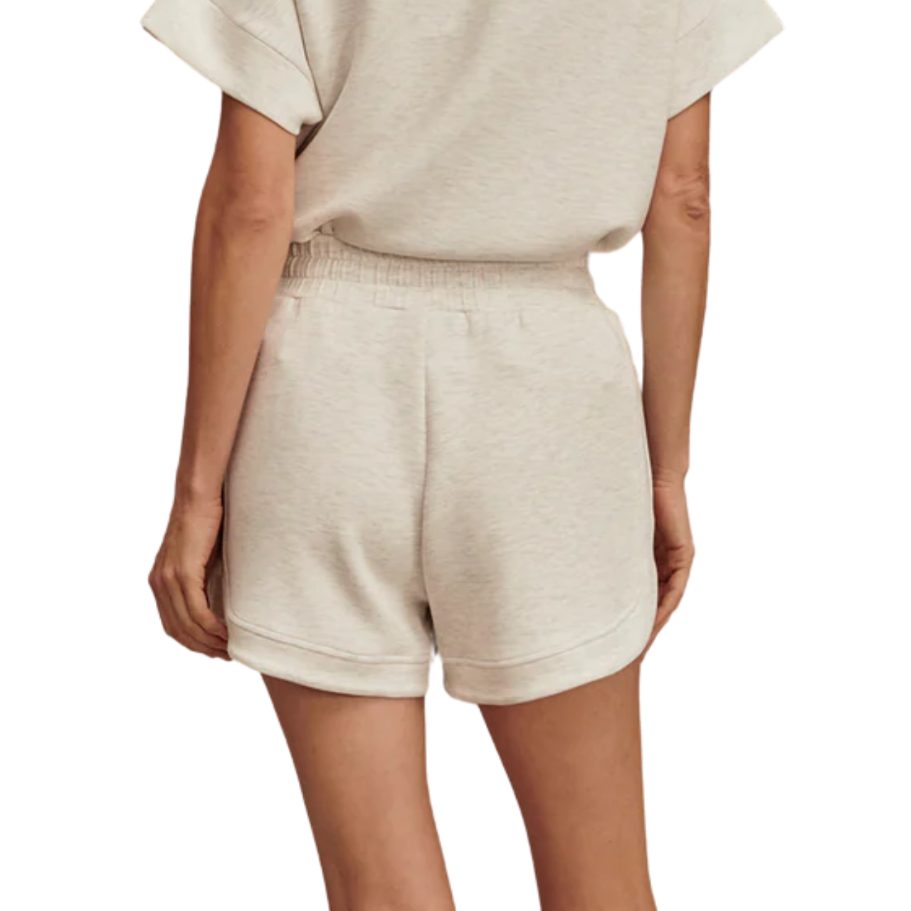Ollie High Rise Short Ivory Marl