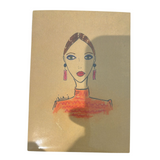 Orange Dress Card